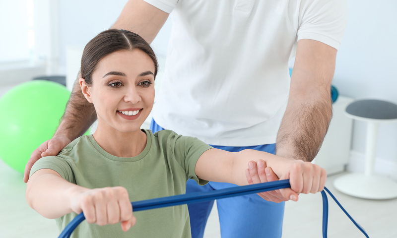 physiotherapists insurance treating patient